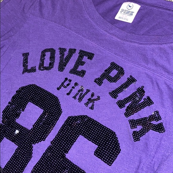 victoria’s secret quarter sleeve glittery top - Picture 3 of 3